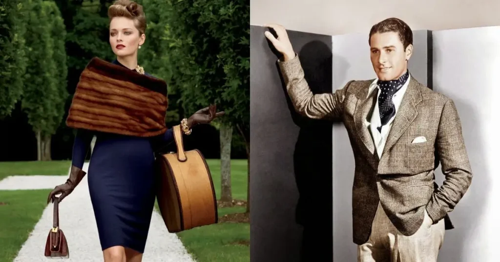 Vintage Outfit Idea - The 1950s Glamour Woman and Man
