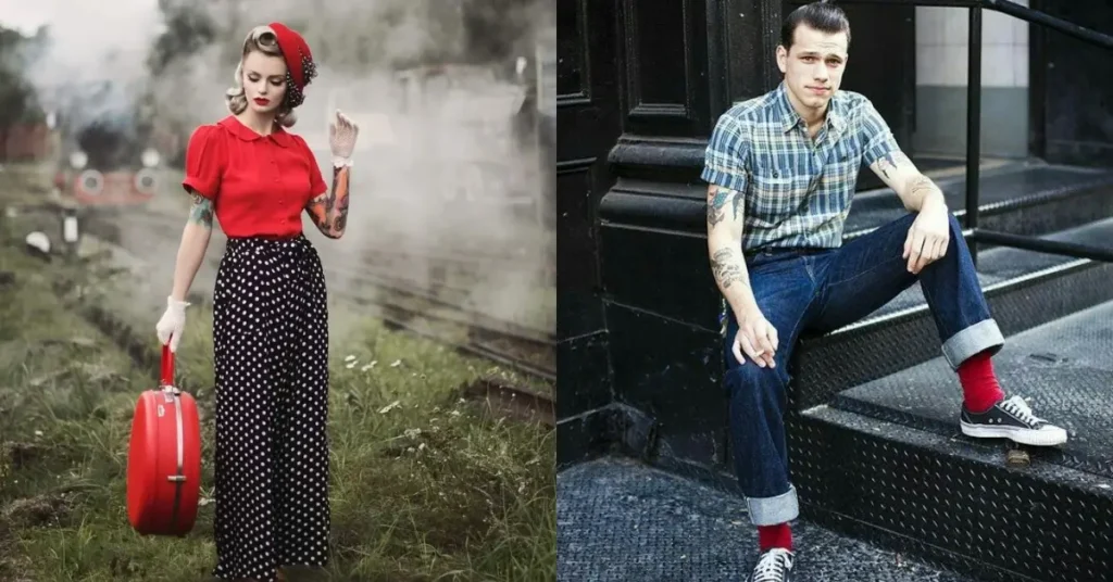 Vintage Outfit - The 1950s and 60s Rockabilly Woman and Man