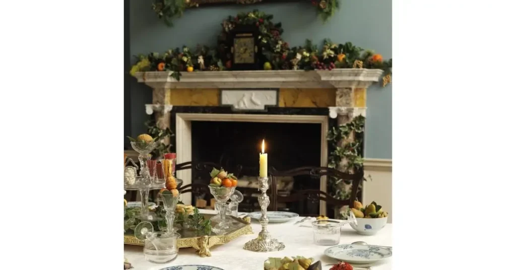 Vintage Christmas Dining Room