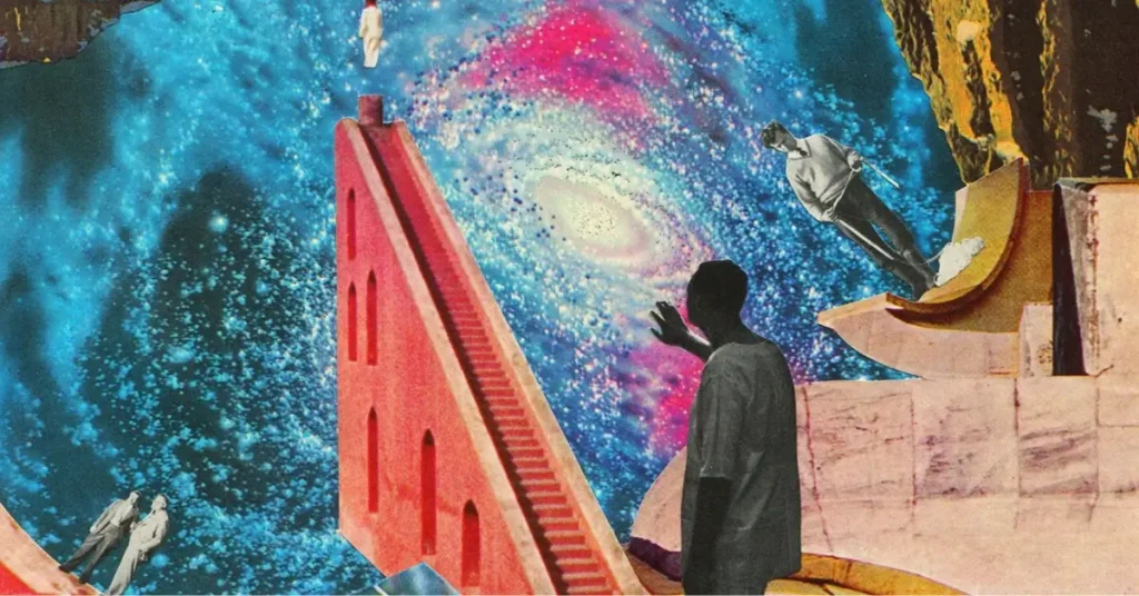 Vintage Collage Art - Psychedelic Artwork