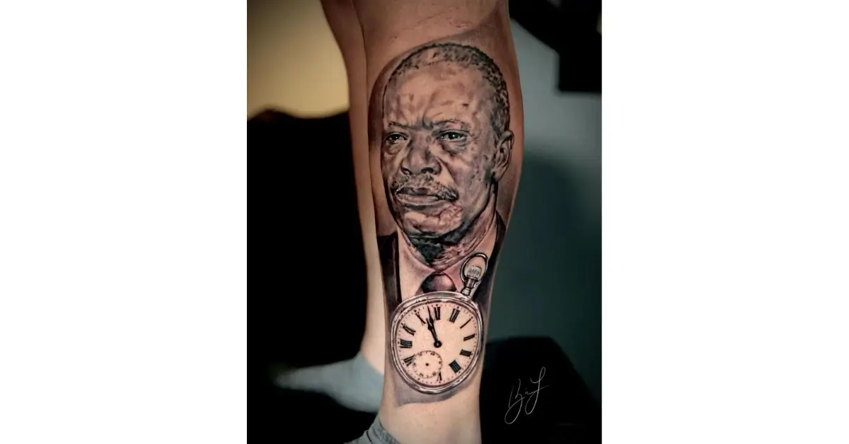 Black and Grey Realism Tattoos Martin Luther King Jr. tattoosbybigl