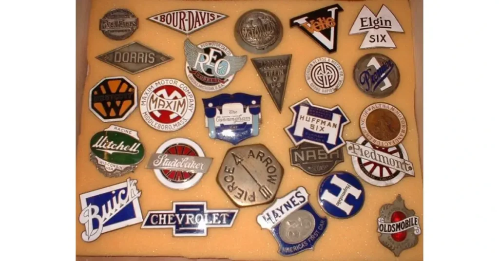 Vintage Car Logos collection 