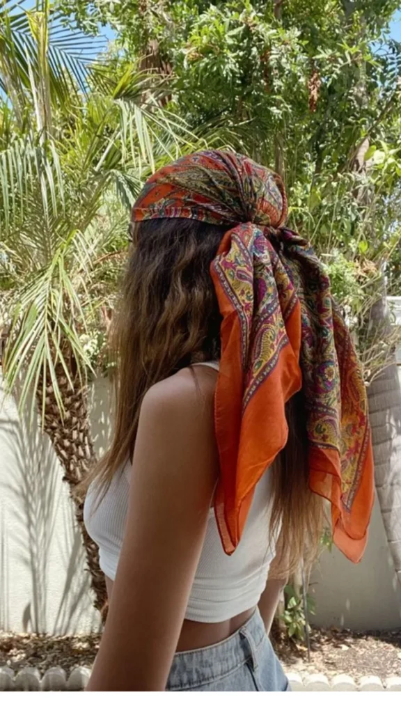 Best Vintage Gifts - paisley silk scarf
