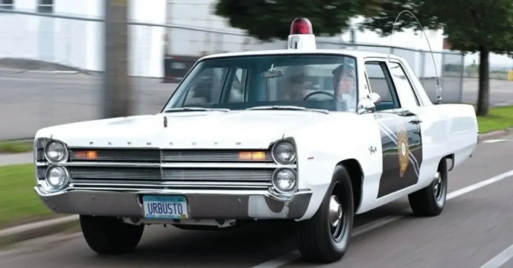 Vintage Police Car - 1967 Plymouth Fury