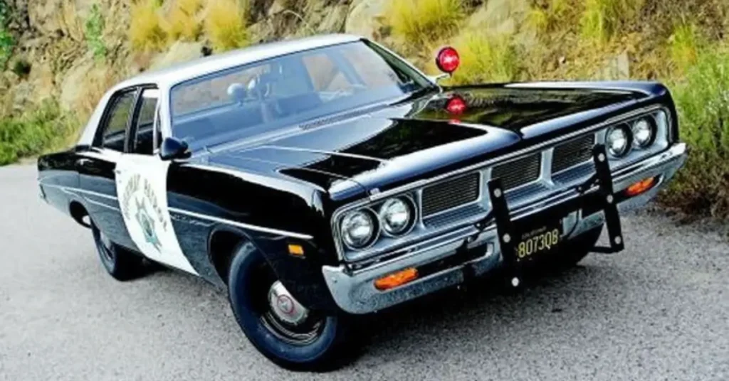 Vintage Police Car-Dodge Polara