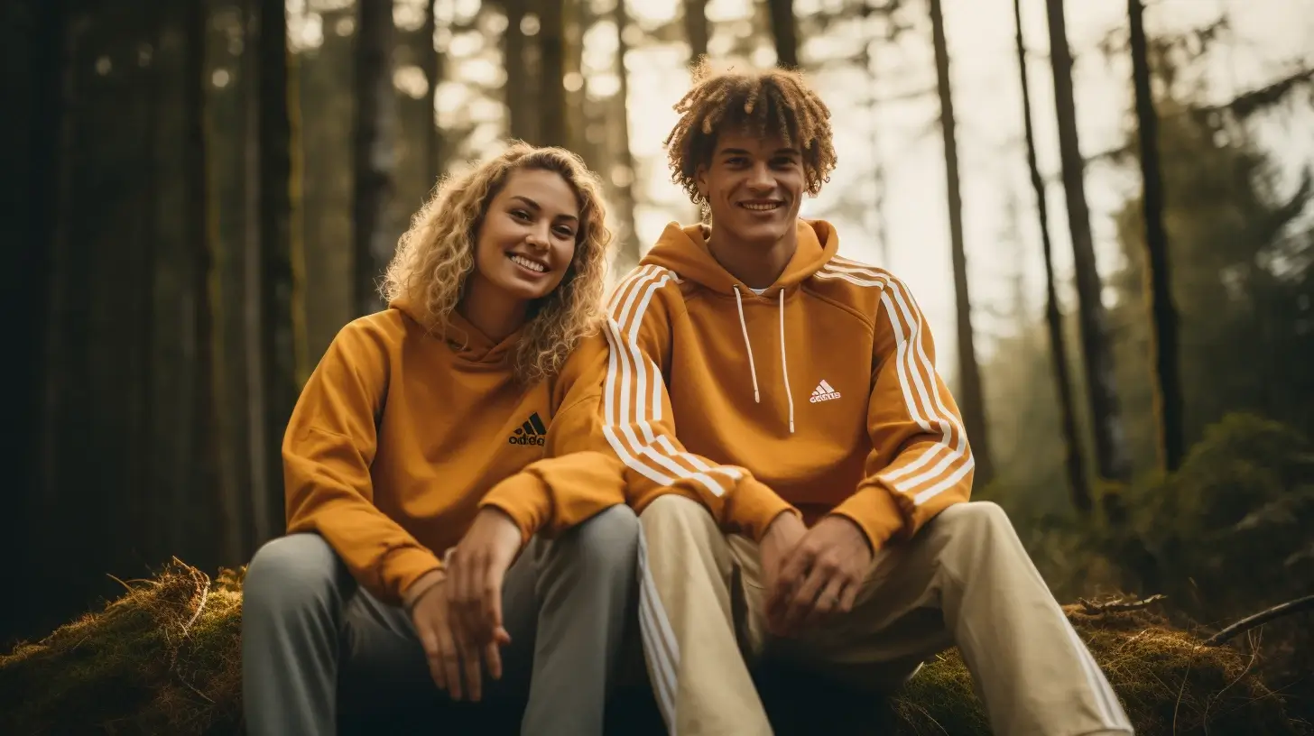 Happy_persons_wearing_a_orange_vintage_adidas_sweatshirt_ouside-in-the-woods