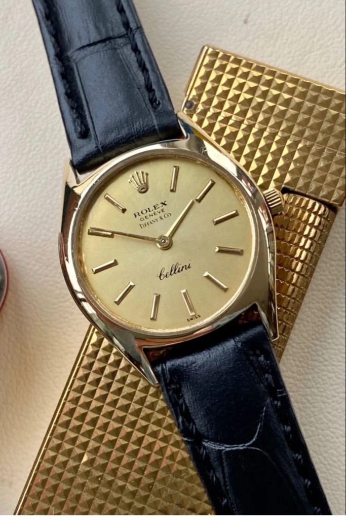 Rolex 18K 750 Tiffany & Co Cellini Gold Vintage Watches Women 
