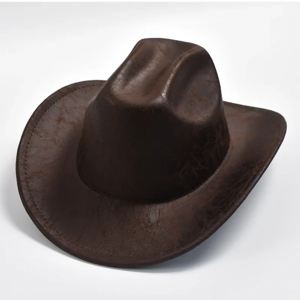 kf S1a873e3bdb1c41f680a9108e2c31d7e9H Unisex Vintage Western Cowboy Hat for Men Women Outdoor Gentleman Cowgirl Jazz Cap Sombrero Hombre