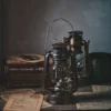 kf Sa3eacb0bd3ae4bbc93110478c9da49f9J Retro Iron Kerosene Lamp with Wick Vintage Photography Props Home Decoration for Coffee Shop Figurines Miniatures