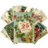 kf Sc2575a15a8444b6698055a33706ab4e1g 12 24pcs Retro Christmas Postcards Santa Claus Vintage Christmas Greeting Cards Blank Christmas greeting Gift for