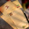 kf Sf7e2d261a8ea4372a18236a275d3f7ccb Vintage Christmas Kraft Letter Santa Claus Snowman Gift Envelopes Decor Xmas Party DIY Invitation Greeting Cards